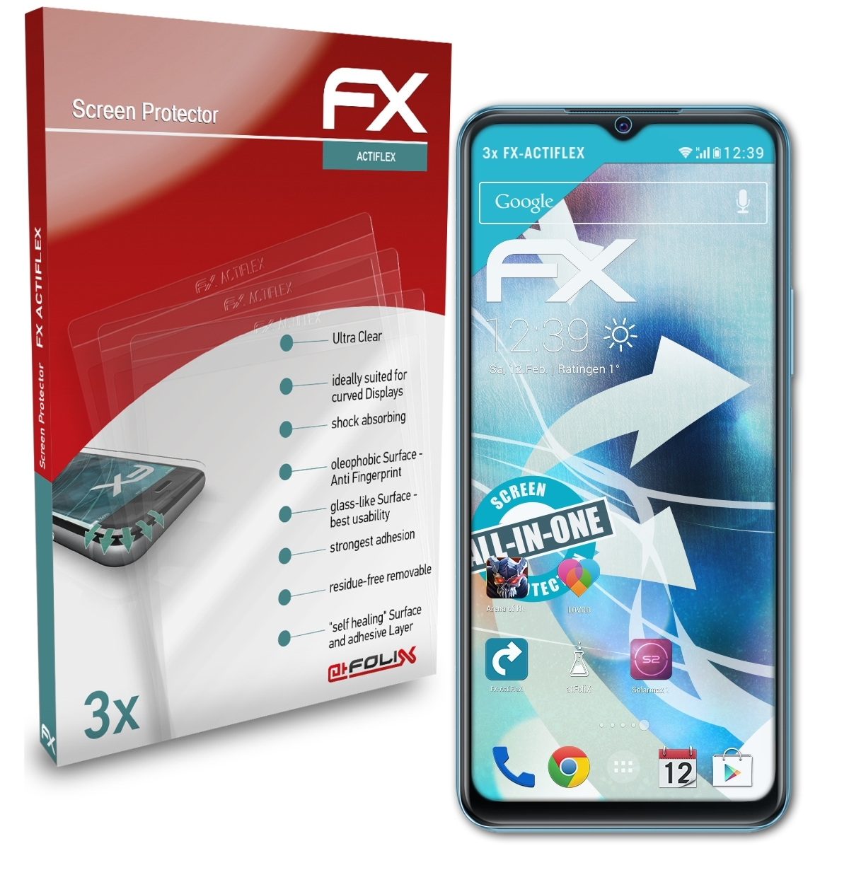 FX-ActiFleX Displayschutz(für T1 Vivo ATFOLIX 3x 5G)