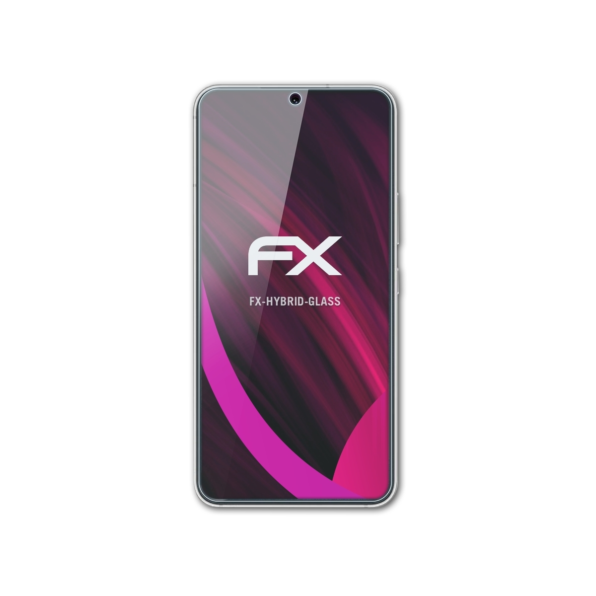 ATFOLIX FX-Hybrid-Glass Schutzglas(für Samsung Galaxy S22 5G)