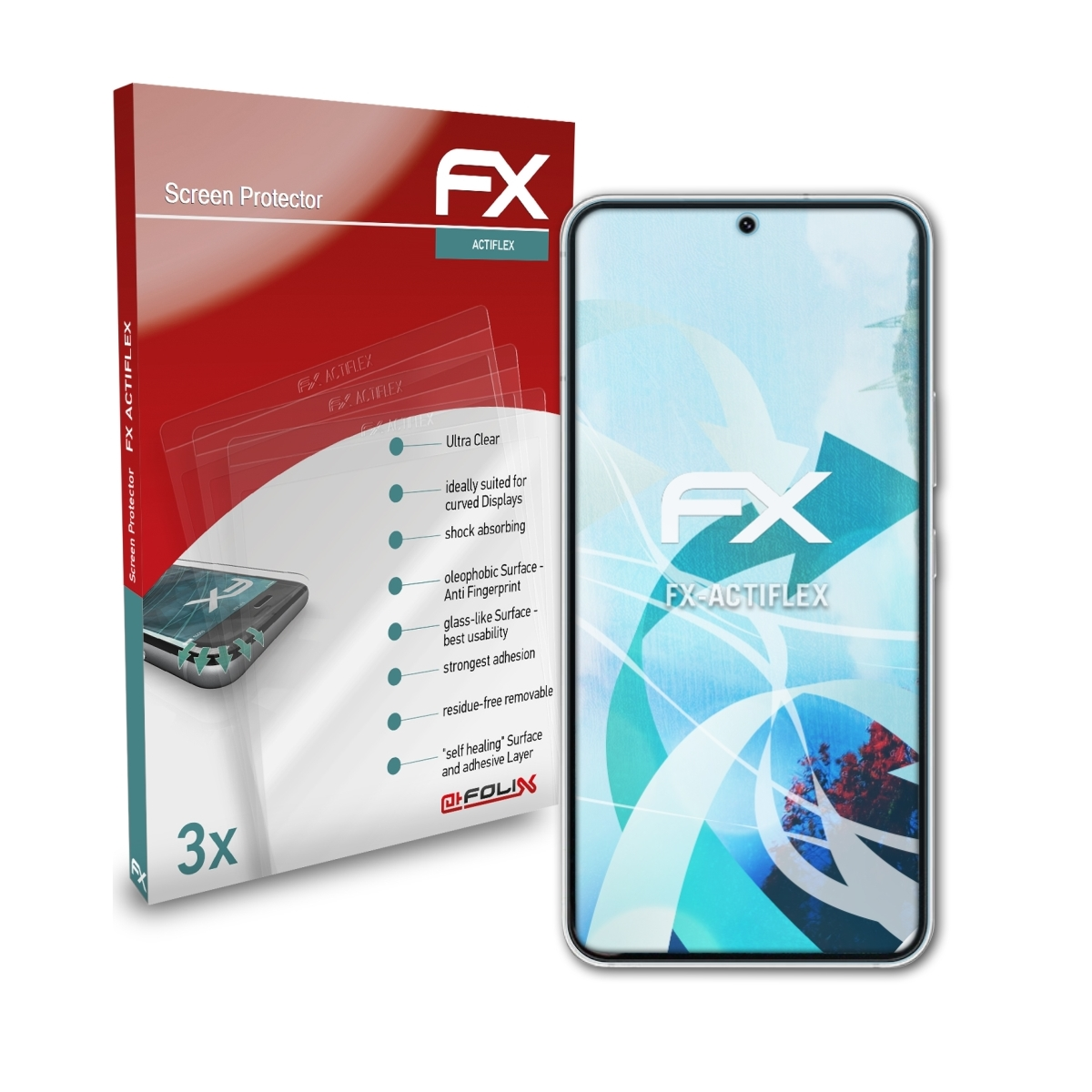 5G) Galaxy FX-ActiFleX 3x Displayschutz(für ATFOLIX Samsung S22