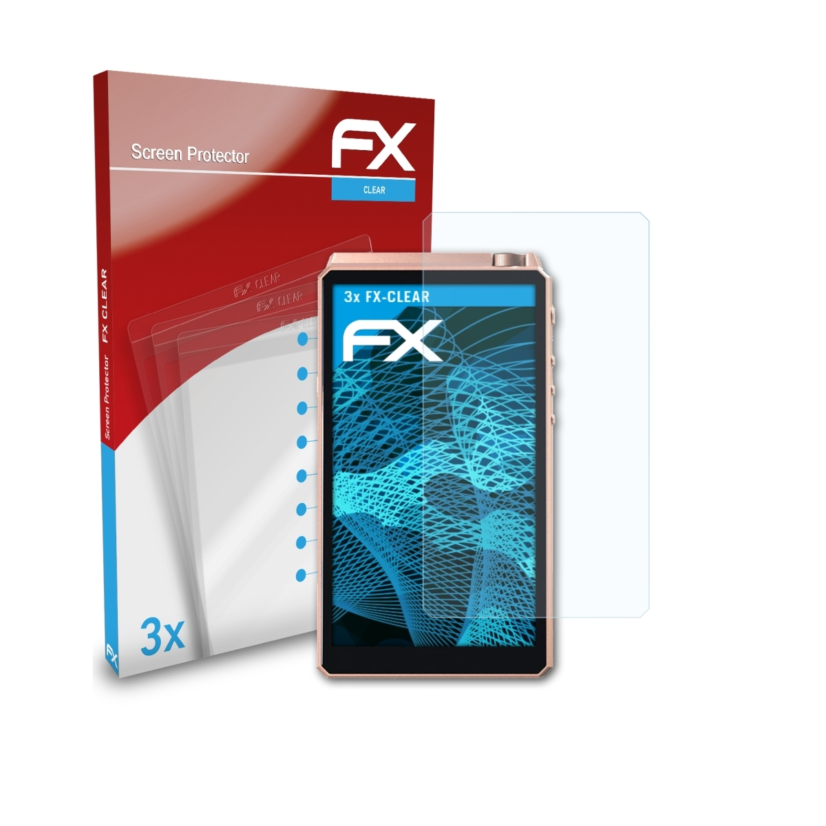 ATFOLIX 3x HiBy RS6) Displayschutz(für FX-Clear