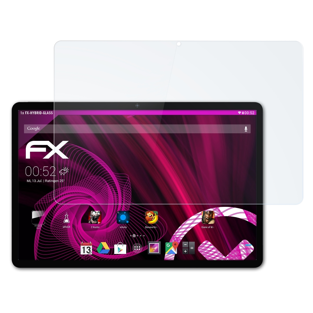 FX-Hybrid-Glass Schutzglas(für ATFOLIX Teclast P30HD)