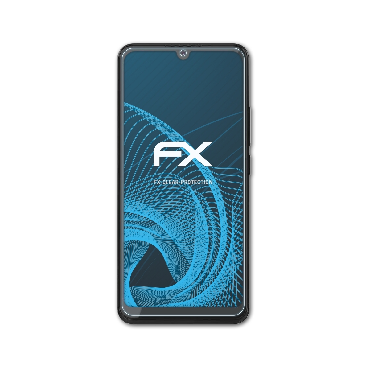ATFOLIX 3x Displayschutz(für Nuu Plus) X6 Mobile FX-Clear