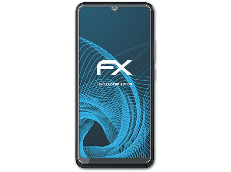 ATFOLIX 3x FX-Clear Displayschutz(für Nuu Mobile X6 Plus)