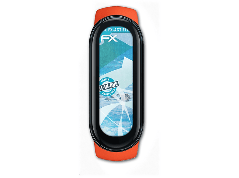 ATFOLIX 3x Mi FX-ActiFleX Band Xiaomi Smart Displayschutz(für 6)