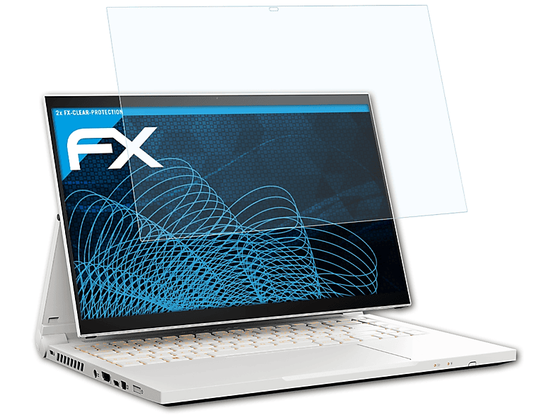 ATFOLIX 2x ConceptD Ezel 3 (CC315-72P)) Displayschutz(für Pro Acer FX-Clear