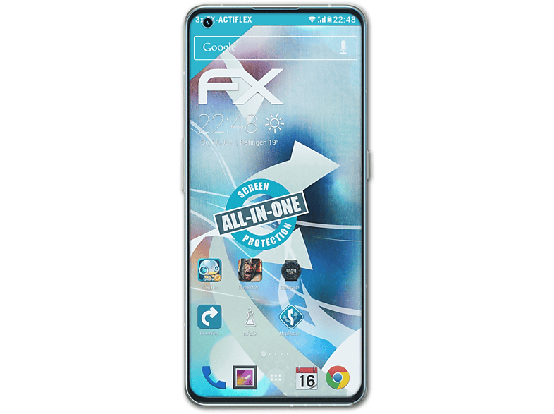 Realme GT2 FX-ActiFleX 3x ATFOLIX Displayschutz(für Pro)