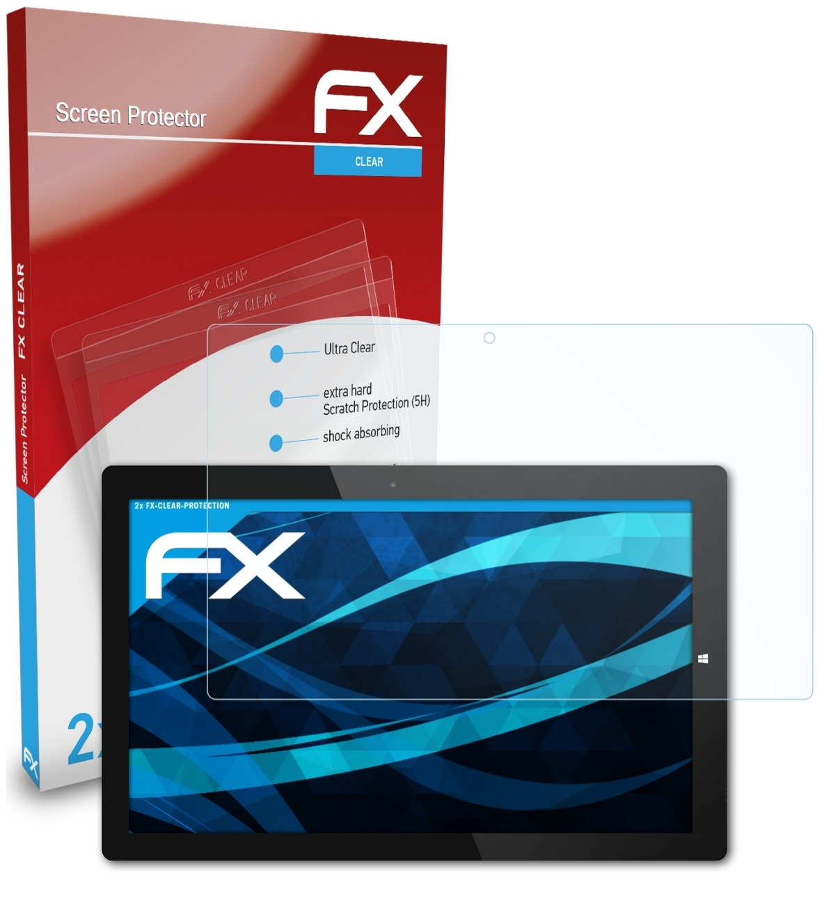 Jumper Go) FX-Clear 2x EZpad Displayschutz(für ATFOLIX