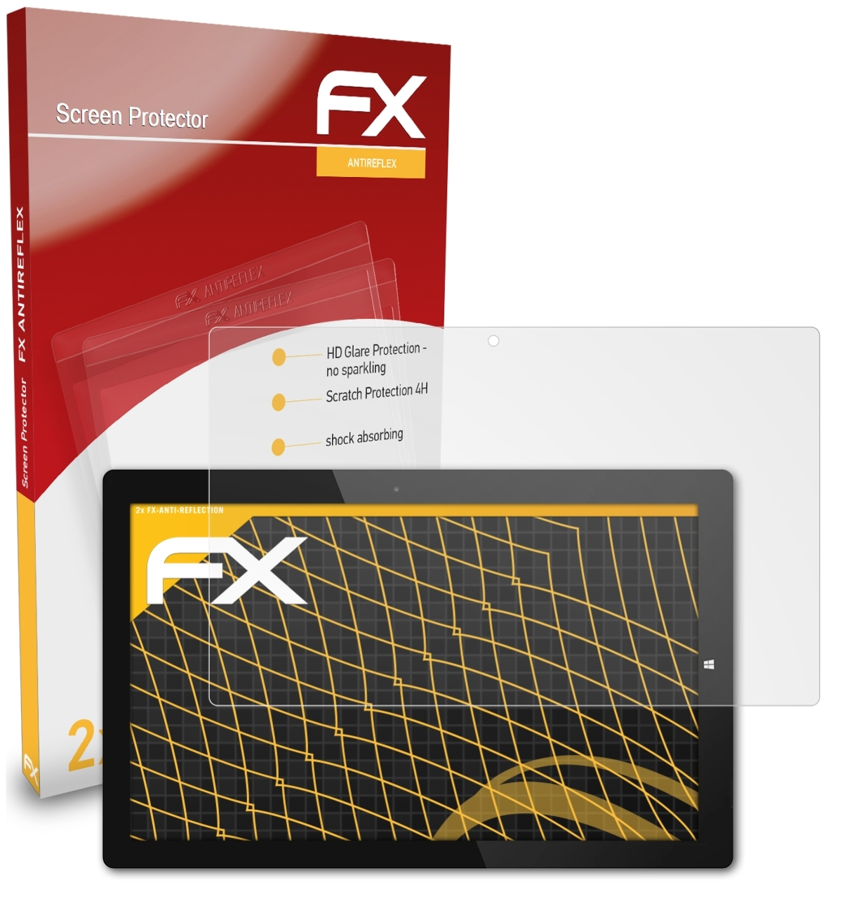 EZpad FX-Antireflex 2x Go) ATFOLIX Jumper Displayschutz(für