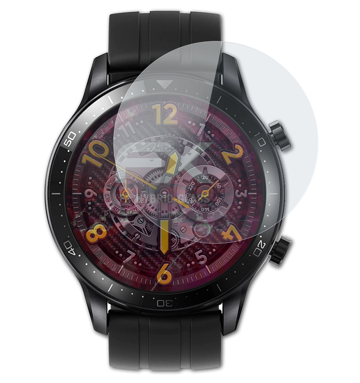 S Pro) Schutzglas(für FX-Hybrid-Glass ATFOLIX Realme Watch