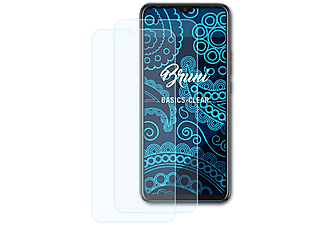 BRUNI 2x Basics-Clear Schutzfolie(für Tecno Spark 5 Air)