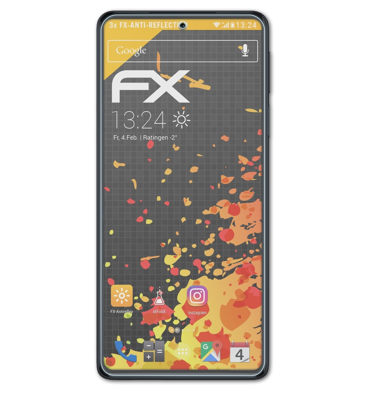 FX-Antireflex ATFOLIX 3x 30 Displayschutz(für Edge Motorola Pro)