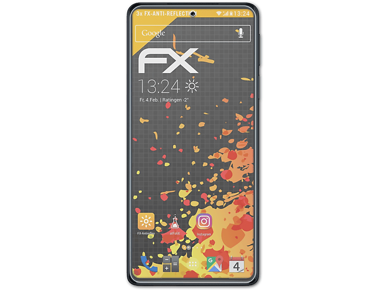 ATFOLIX 3x FX-Antireflex Displayschutz(für 30 Motorola Pro) Edge