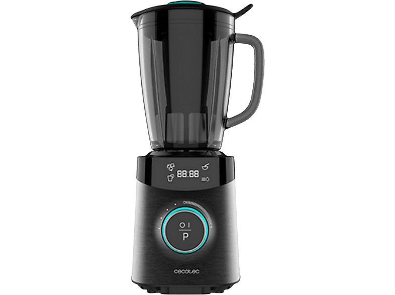 Cecotec Batidora de Vaso Power Black Titanium 1500 PerfectMix