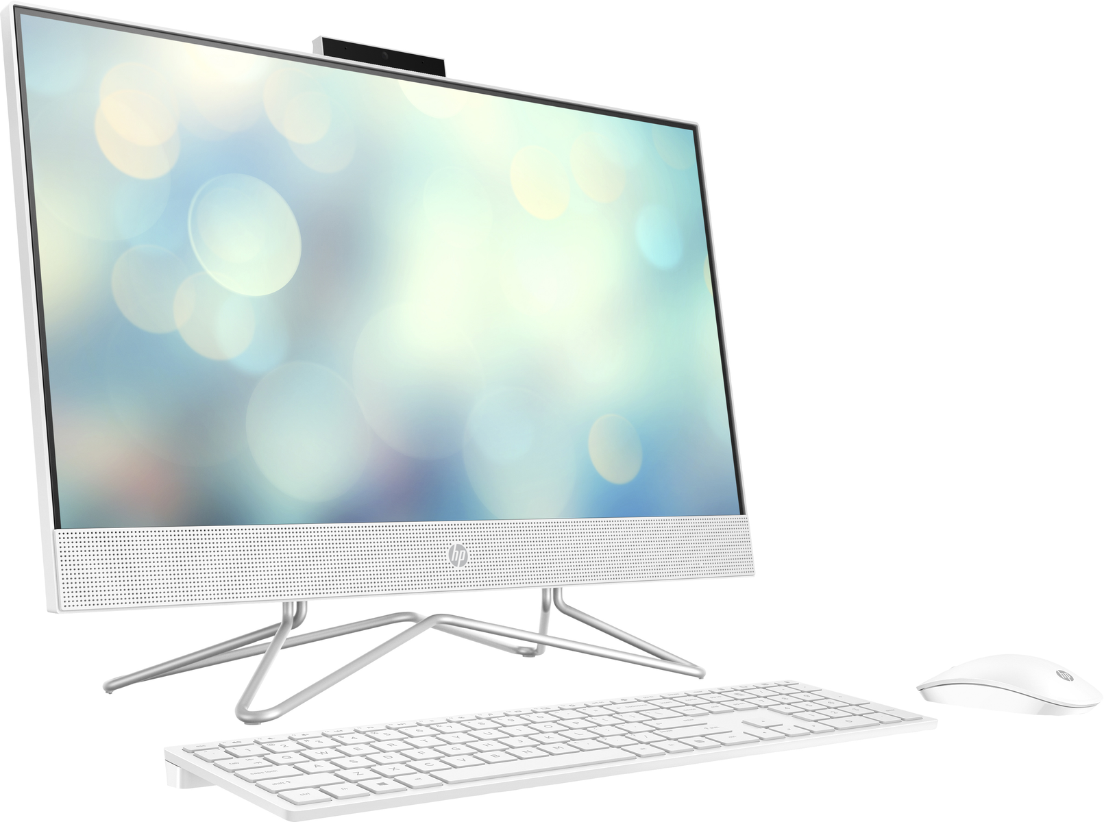 HP 59W90EA, All-in-One i3 SSD, 8 GB GB RAM, Core™ Weiß mit Display, 512 Prozessor, 24 Intel® PC Zoll