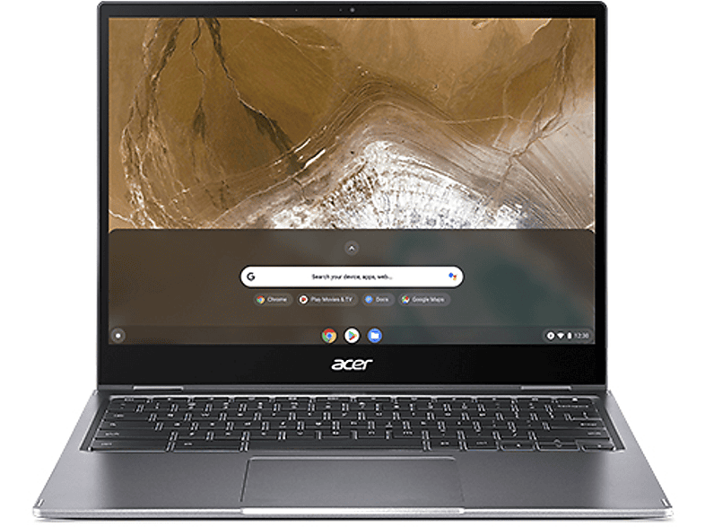 mit Touchscreen, Grau GB SSD, 8 i5 CP713-2W-58GW, RAM, Display 128 Core™ GB ACER Chromebook 13,5 Intel® Prozessor, Zoll