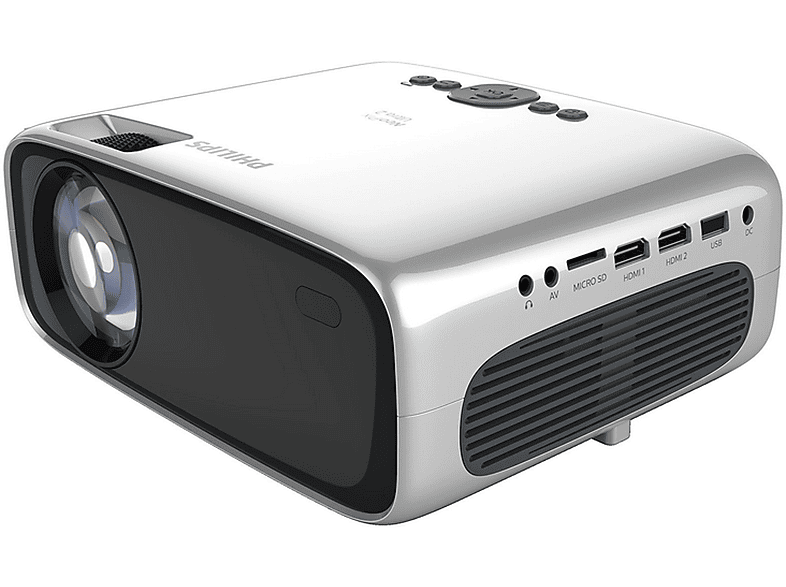 Proyector LED - NPX642 PHILIPS, 1920 x 1080 Full-HD, Gris | MediaMarkt