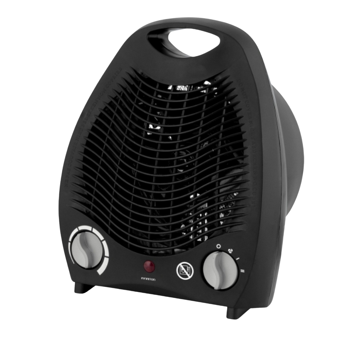 Infiniton Hbs201c 2000 w hbs201b 2 niveles de calor ventilador seguro antivuelco negro 2000w control funcion 8436546193241