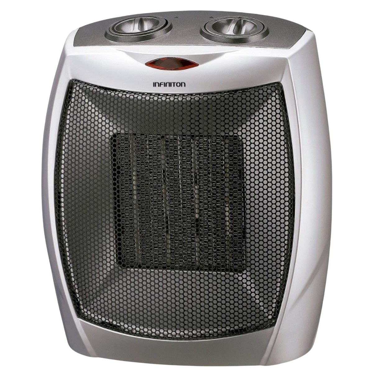 Infiniton Hptc902c 1500 w 3 niveles de calor ventilador seguro antivuelco gris vertical 1500w