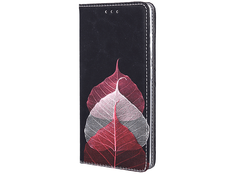 JAMCOVER Leaves Weide Cover, Bookcover, Apple, iPhone 13 mini, Mehrfarbig