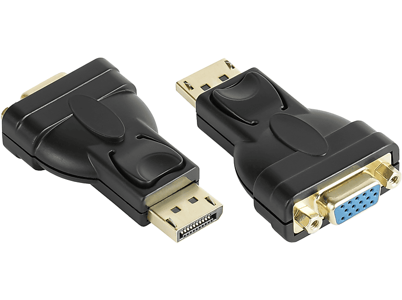 Buchse, GOOD Kontakte, 0 vergoldete CONNECTIONS VGA @60Hz, Displayport, Adapter 1920*1200 m an Stecker