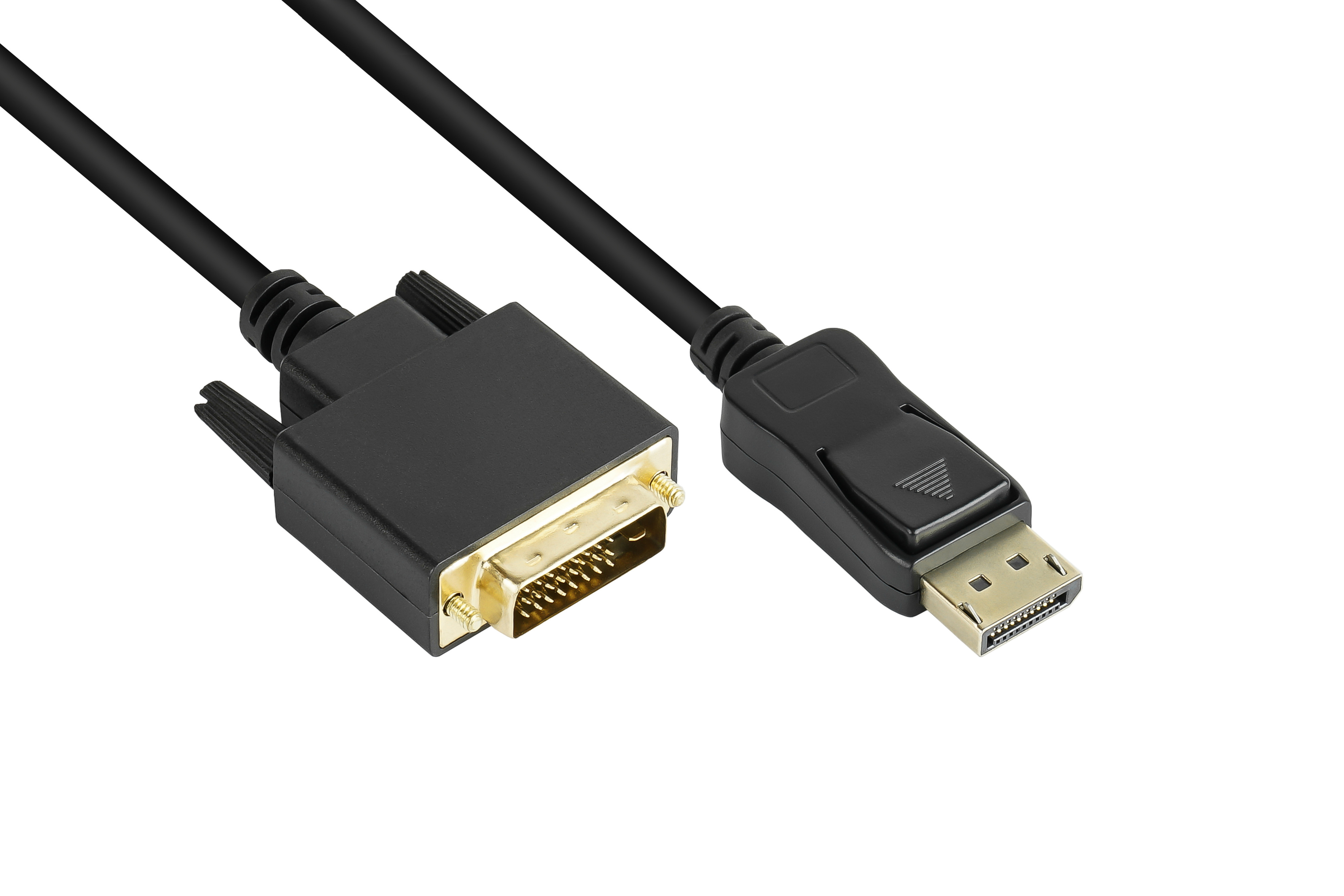 GOOD CONNECTIONS Anschlusskabel an CU, Stecker, schwarz, Full 24+1 5 5m, Displayport, m DVI-D HD