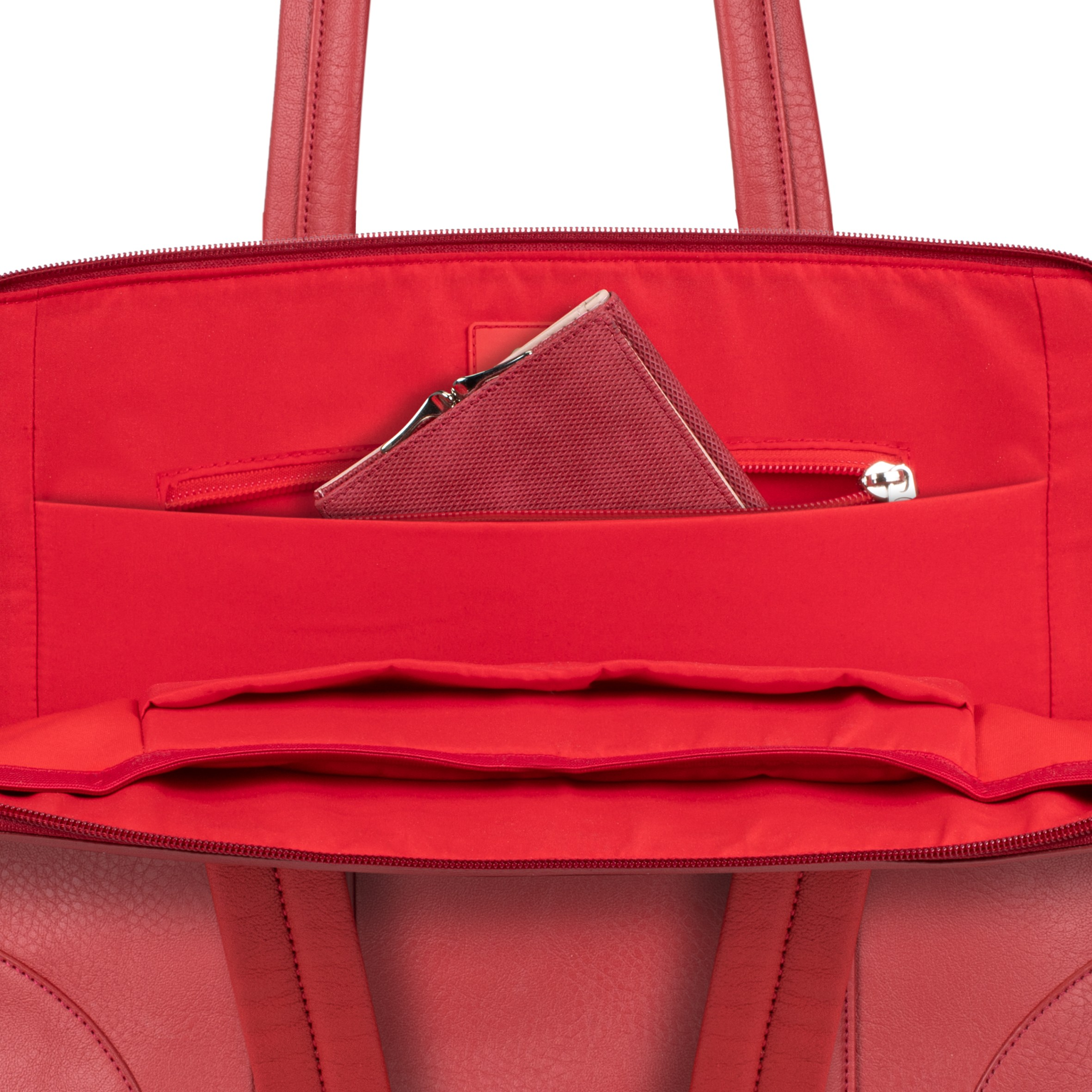 RIVACASE Orly 8992 Rot Apple Aktentasche Notebooktasche für Polyester, Rot