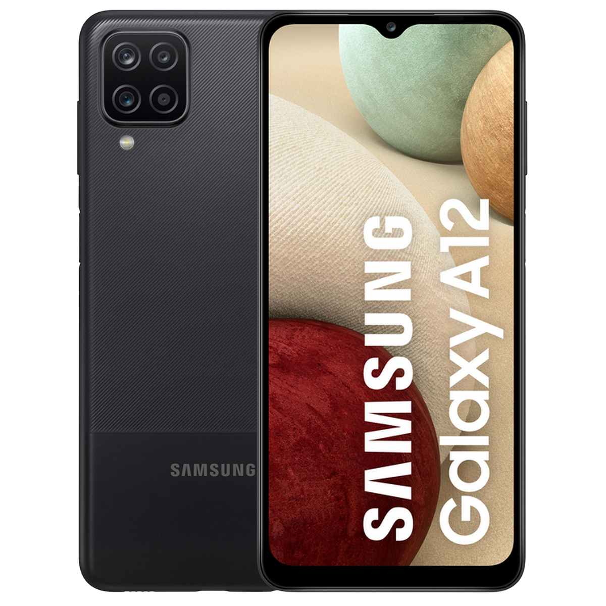 Móvil - Galaxy A12 SAMSUNG, Negro, 128 GB, 6,5 "", Exynos 850