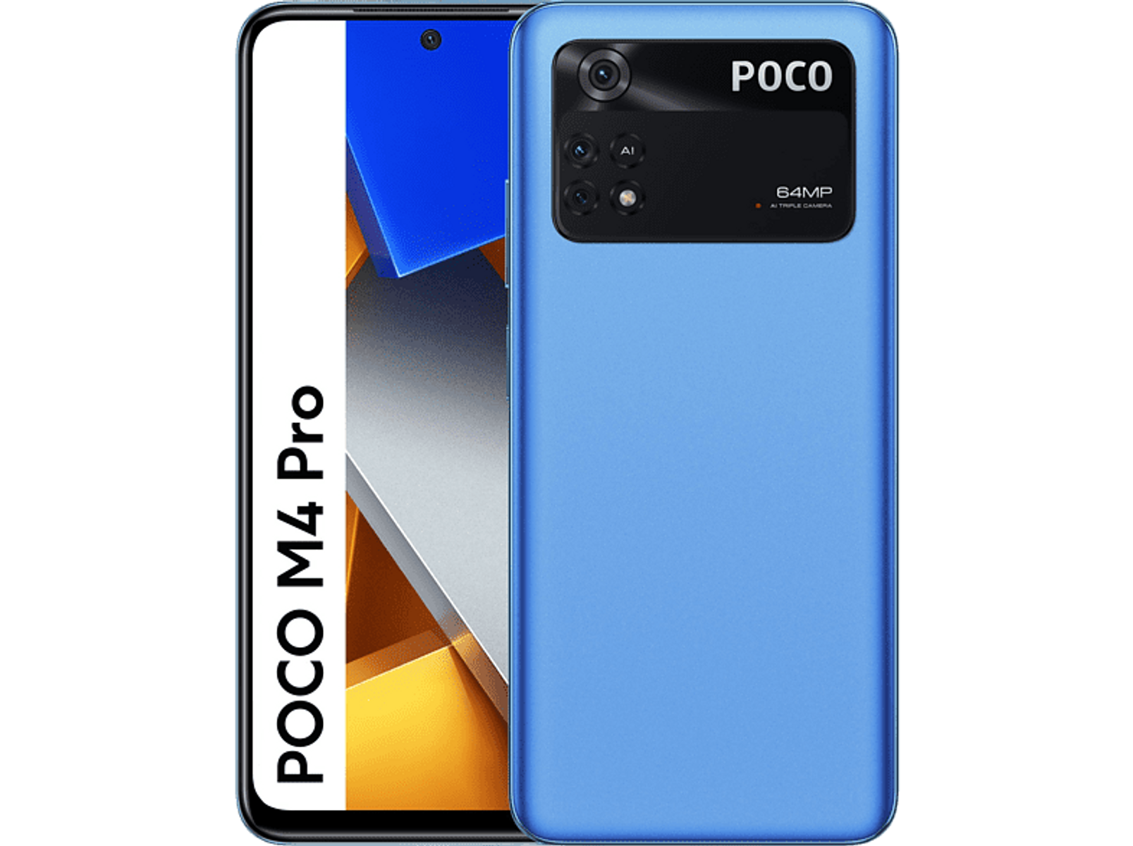 Móvil - M4 PRO POCO, Azul, 128 GB, 6 GB, 6,43 ", MediaTek Helio G96