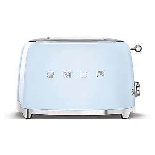 Tostadora - SMEG TSF01PBEU, 950 W, 2 ranuras, Azul