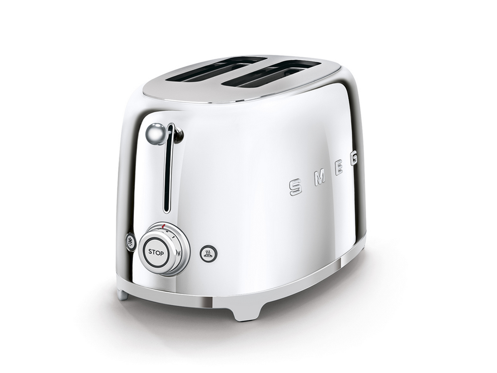 (950 Silber TSF01SSEU SMEG Watt, 2) Schlitze: Toaster