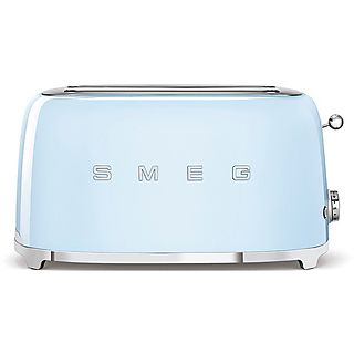 Tostadora - SMEG TSF02PBEU, 1500 W, 2 ranuras, Azul