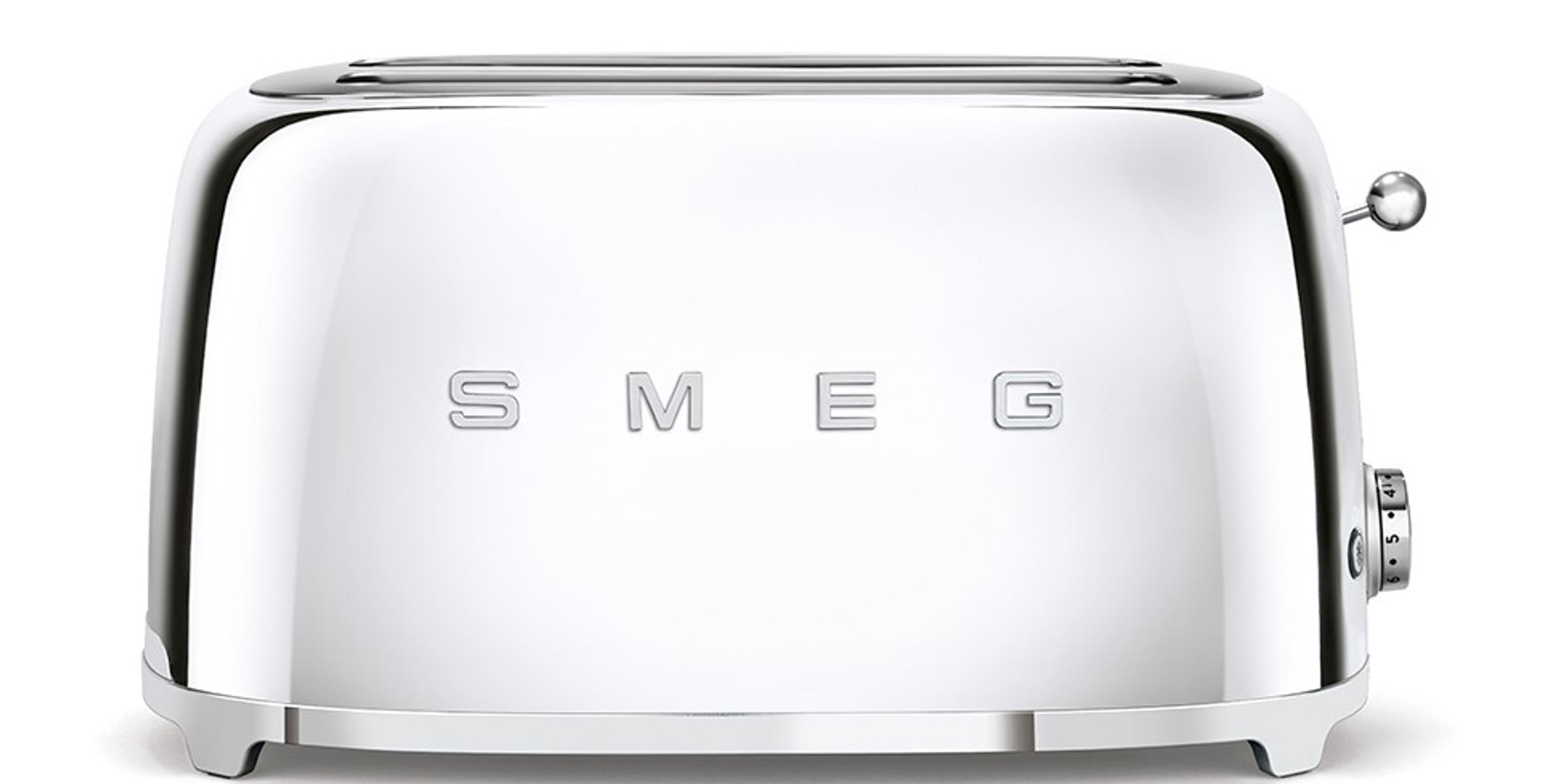 SMEG TSF02SSEU Toaster Silber (1500 Watt, 2) Schlitze