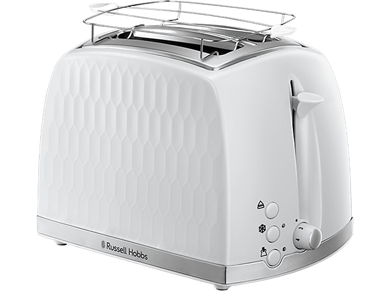 RUSSELL HOBBS Toaster 2) Volt, 443801 Weiß (240 Schlitze