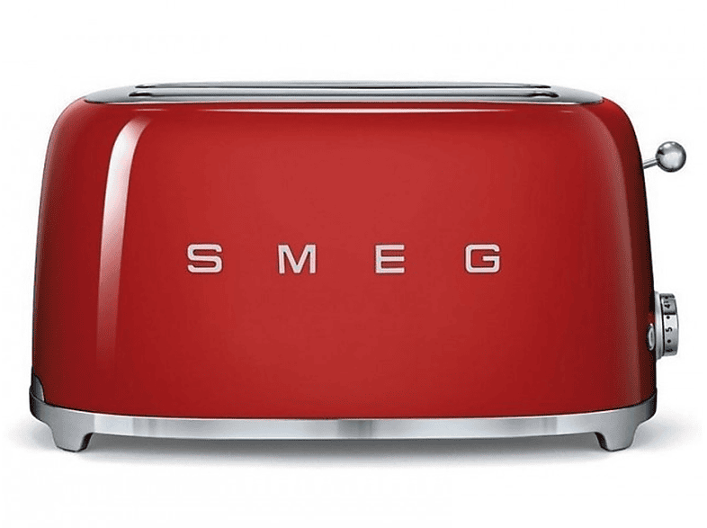 Schlitze: Watt, 2) SMEG (1500 TSF02RDEU Rot Toaster