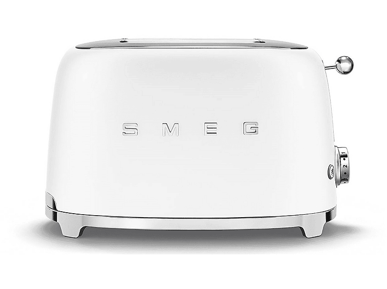 SMEG TSF01WHMEU Toaster Weiß (950 Watt, Schlitze: 2)