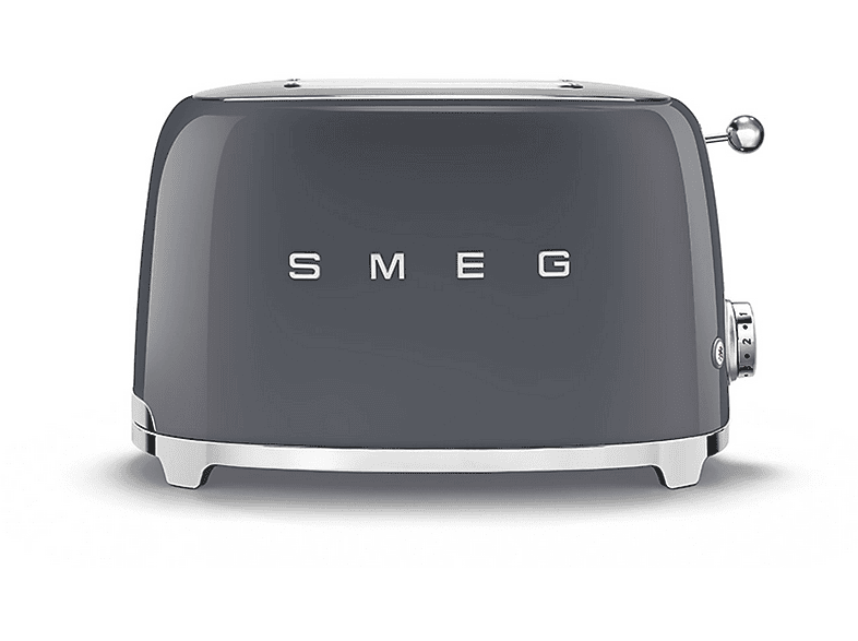 SMEG TSF01GREU Toaster Grau (950 Watt, Schlitze: 2)