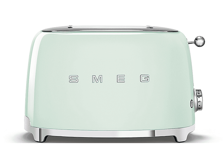 Grün Watt, (950 2) Schlitze: SMEG TSF01PGEU Toaster