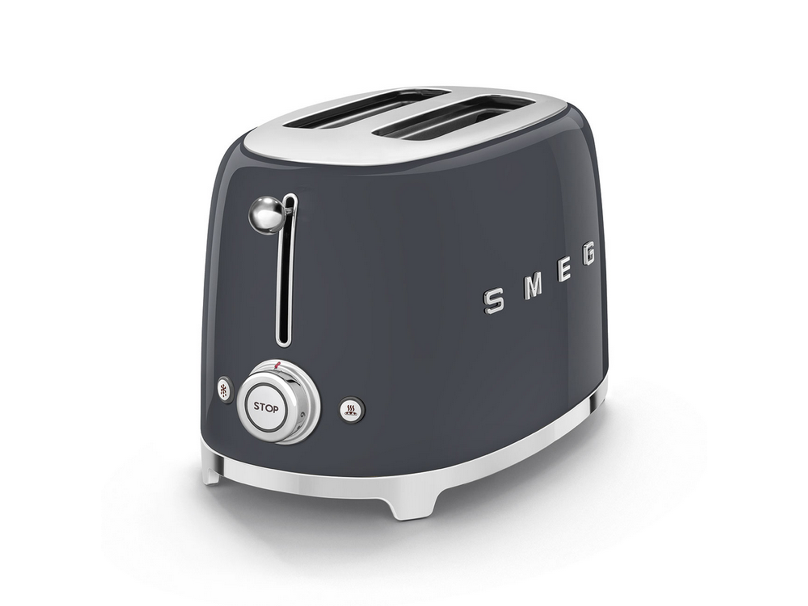 Schlitze: Toaster 2) (950 TSF01GREU Watt, SMEG Grau