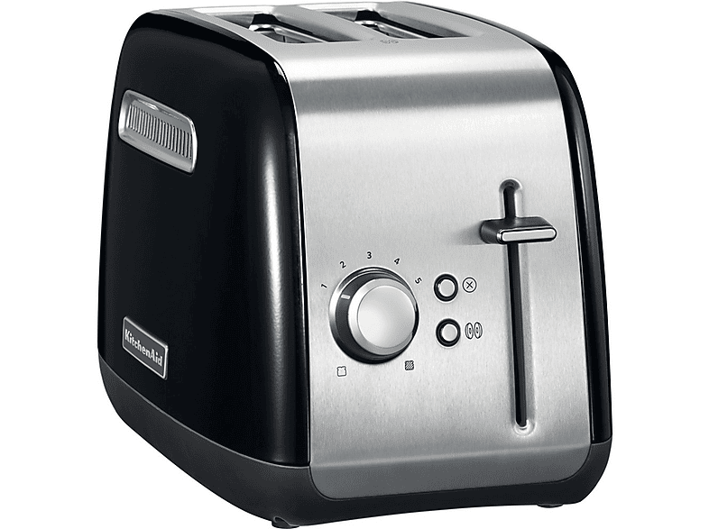 KITCHENAID 5KMT2115EOB CLASSIC ONYX SW Toaster Onyxschwarz (1100 Watt, Schlitze: 2)