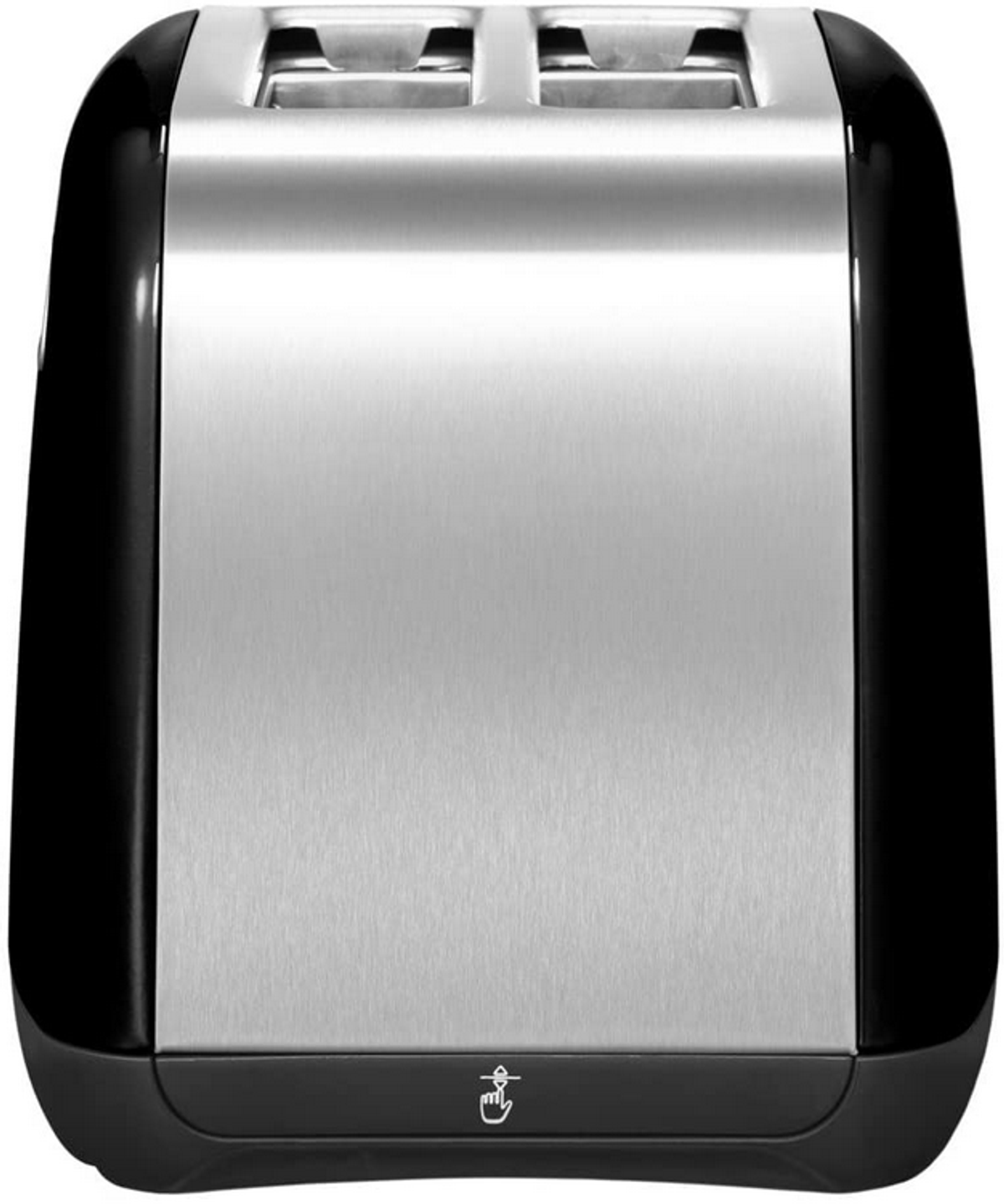 TOSTAPANE KITCHENAID 5KMT2115EOB, 2 fette, 1100W, 5 livelli, funzione riscalda, Potenza 1100 W, Numero di fessure per tostare 2, Livelli di tostatura Controllo di doratura della crosta variabile , Sistema di sollevamento, Funzione scongelamento, Raccoglitore briciole, Nero, Argento