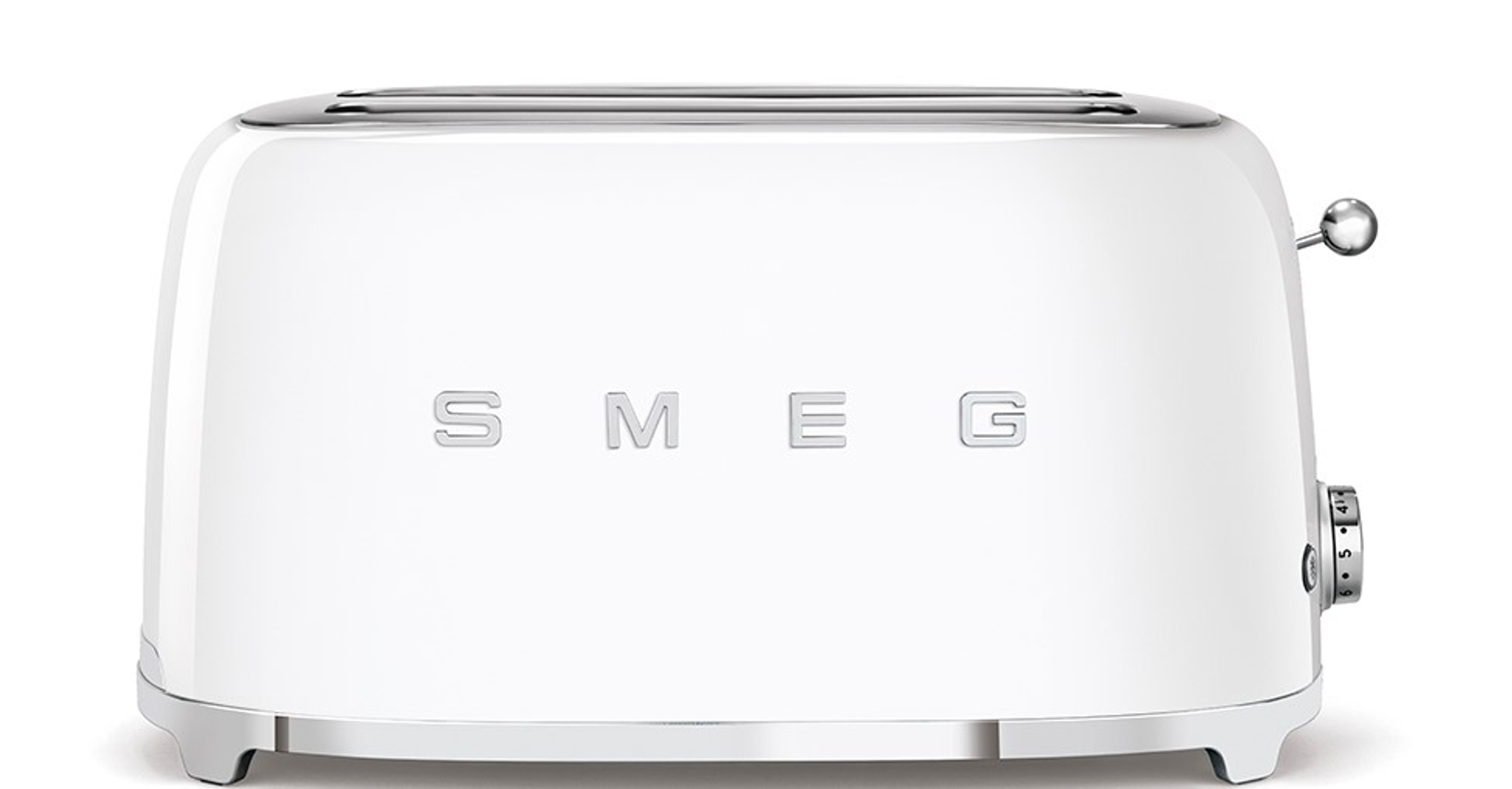 SMEG (1500 2) Weiß Watt, Schlitze: TSF02WHEU Toaster