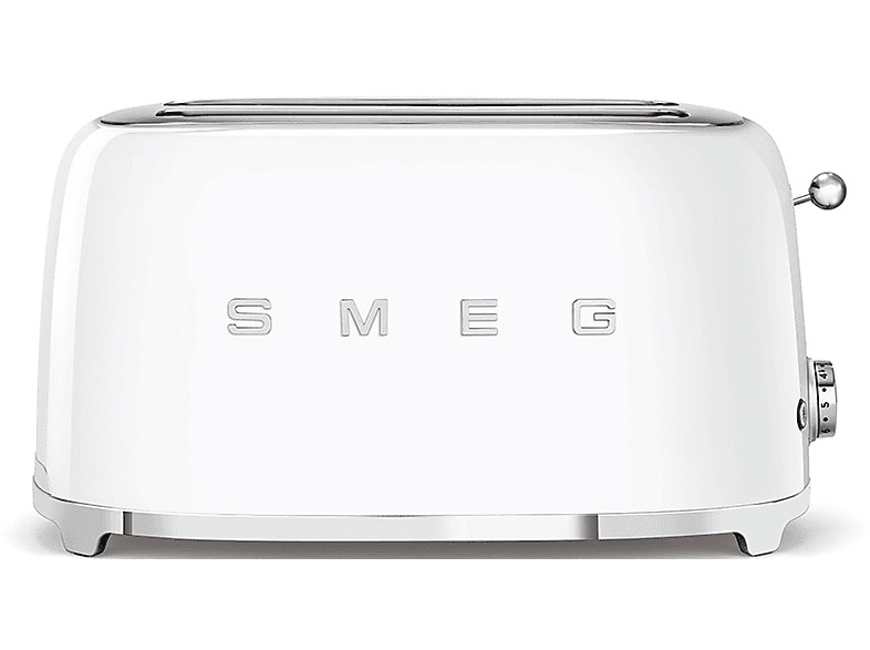 SMEG TSF02WHEU 2) (1500 Toaster Weiß Schlitze: Watt