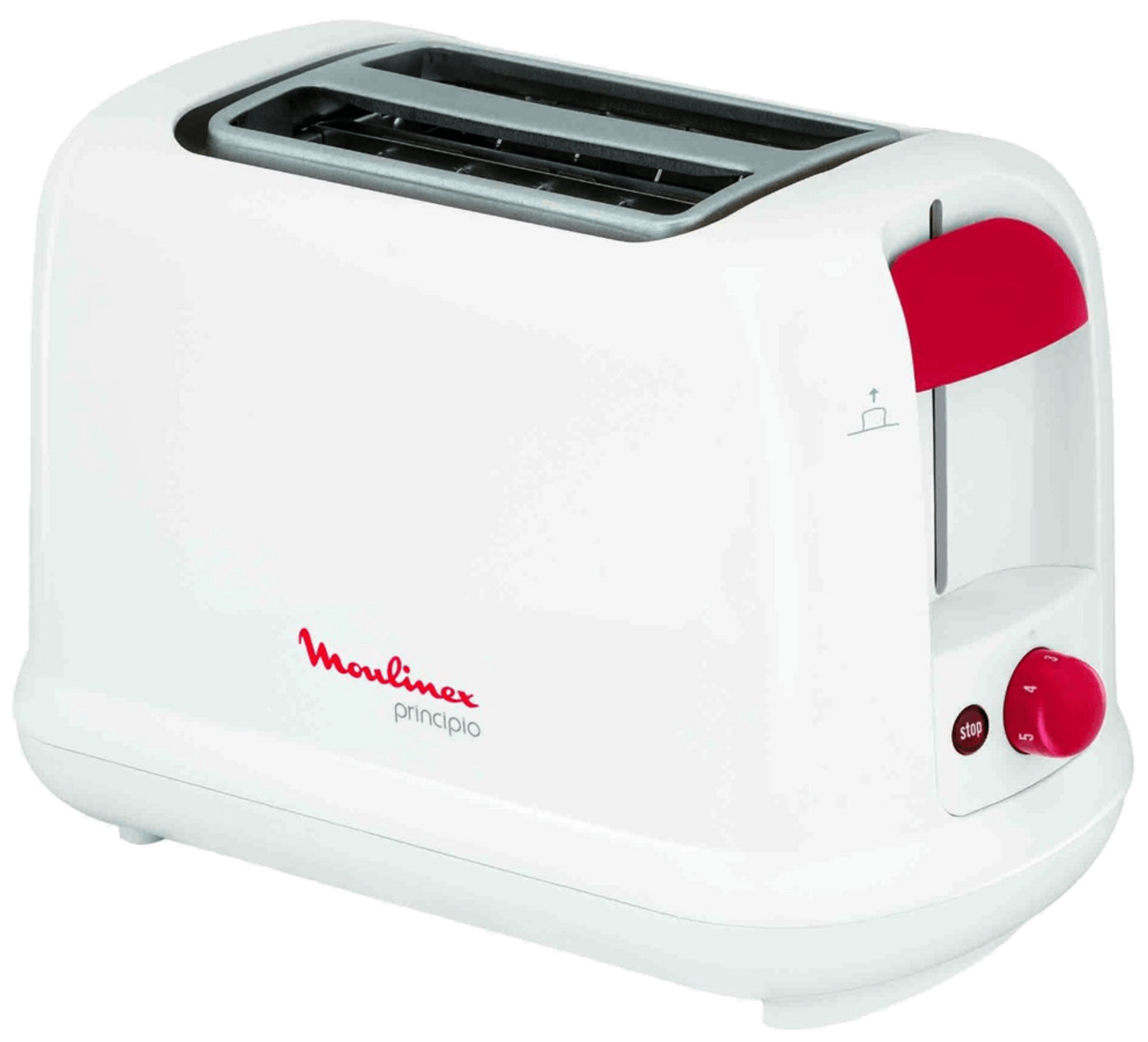 Tostadora - LT16011 MOULINEX, Blanco y rojo
