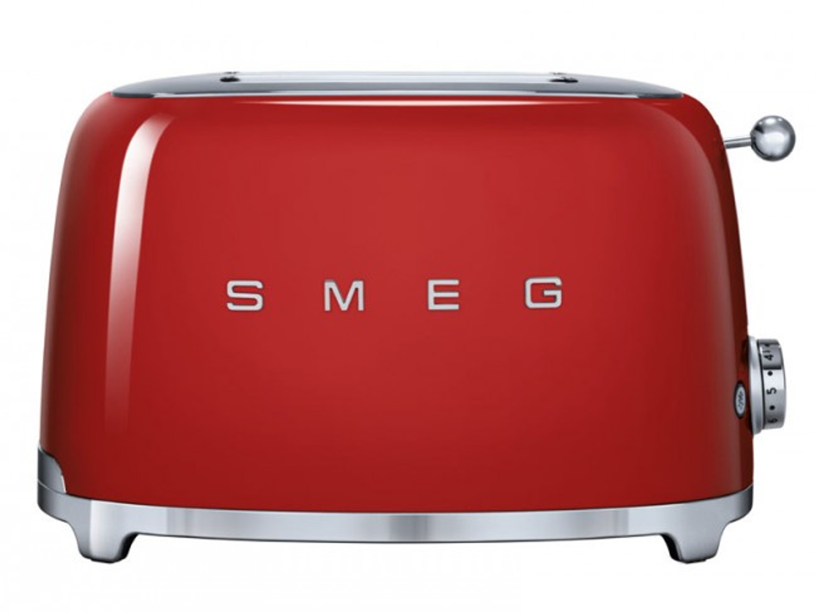 2) SMEG Toaster Watt, (950 TSF01RDEU Rot Schlitze: