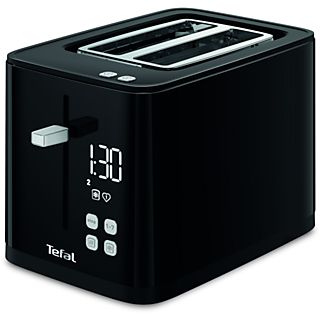 Tostadora - TEFAL TT6408, 850 W, 2 ranuras, Negro