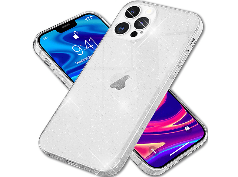Custodia In Silicone Glitterata Per IPhone – Morbida, Anti-graffio, Diamantata
