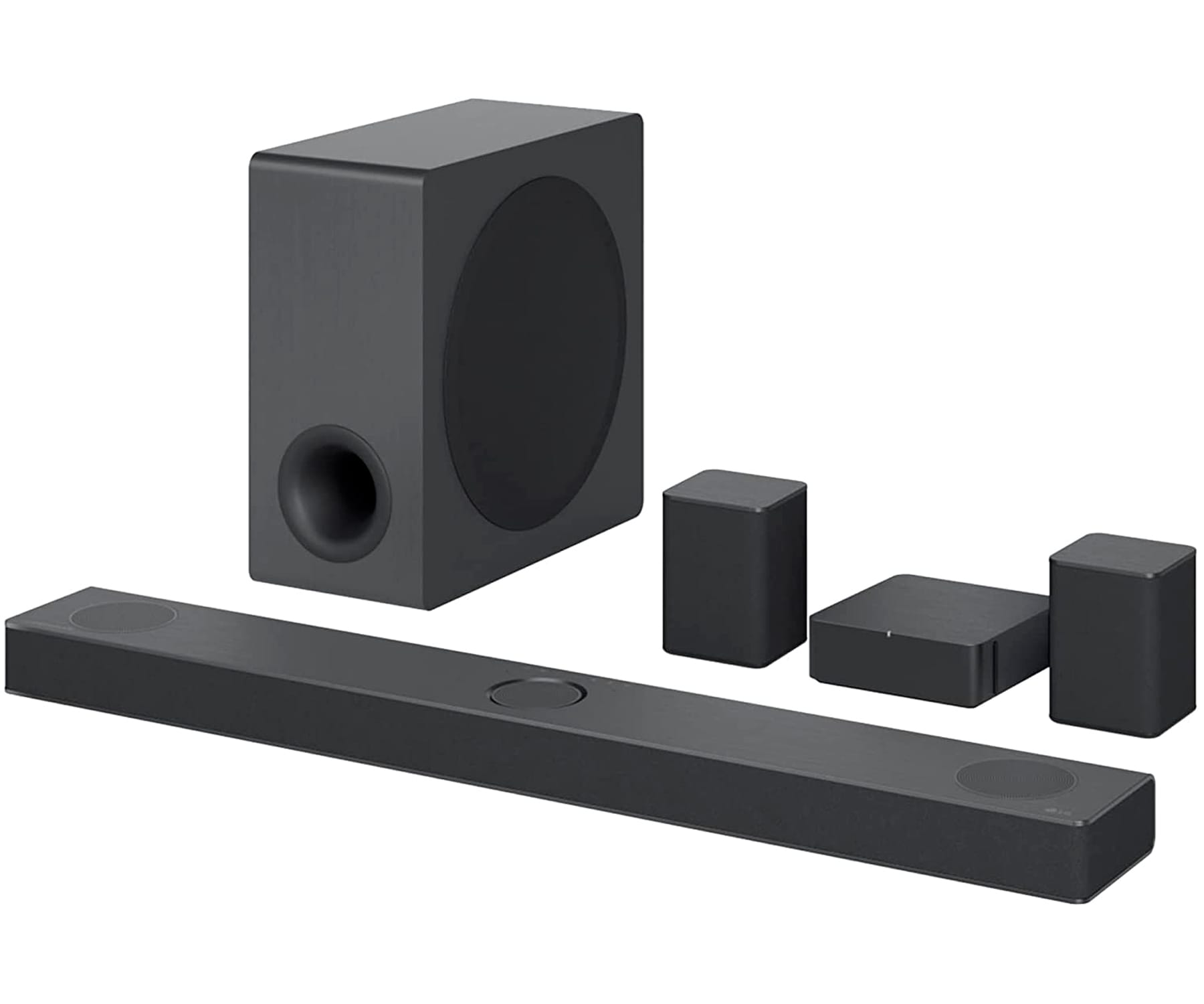 Barra de sonido - S80QR LG, Bluetooth, Inalámbrico, 620 W, Negro