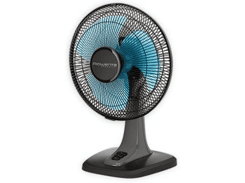 ROWENTA VU 2110 Tischventilator Grau/Blau/Schwarz (28 Watt)