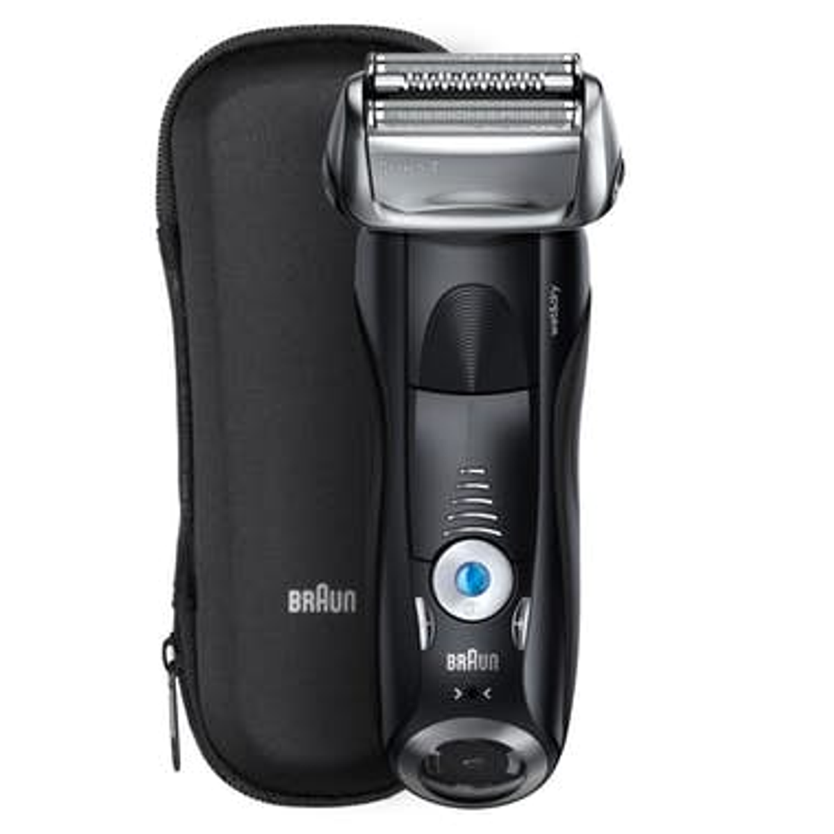 Braun Series 7 7840 s - Afeitadora eléctrica para hombre de lámina, en húmedo y seco, máquina de afeitar barba recargable e inalámbrica, negro - 81576276 BRAUN, Negro