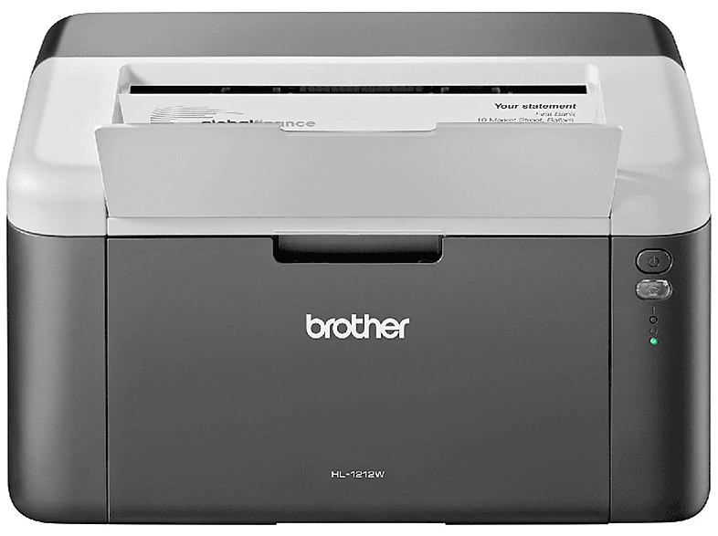 Impresora láser - BROTHER HL-1212W BROTHER , Laser, 2400 x 600 ppp, 20  ppmppm, Blanco